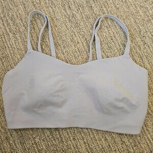 light blue sport bra